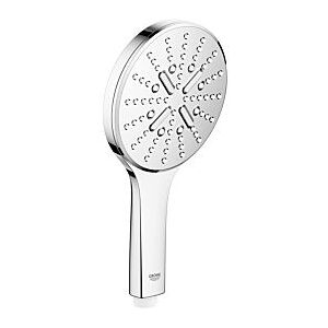 Grohe Rainshower SmartActive 130 Handbrause 26574000 chrom, 3 Strahlarten, mit Durchflussbegrenzer 9,5 l/min