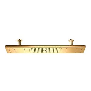 Hansgrohe Axor ShowerHeaven Kopfbrause 10629990 1200x300mm, mit Beleuchtung 5000 K, polished gold optic