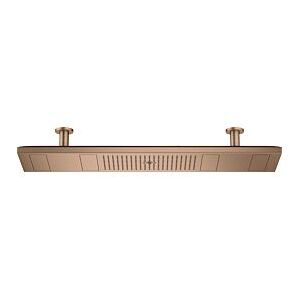 Hansgrohe Axor ShowerHeaven Kopfbrause 10628310 1200x300mm, mit Beleuchtung 3500 K, brushed red gold