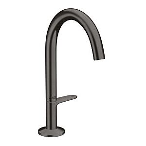 Hansgrohe Axor One Waschtischarmatur 48020340 Ausladung 140mm, mit Push-Open-Ablaufgarnitur, brushed black chrome