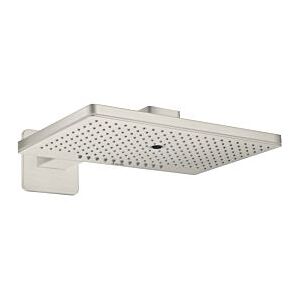 Hansgrohe Axor Kopfbrause 35276800 mit Brausearm, Rosette Softcube, stainless steel optic