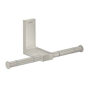 Hansgrohe Axor Papierrollenhalter 42657800 doppelt, Wandmontage, stainless steel optic