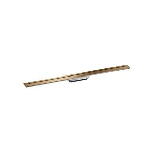 Hansgrohe Drain Duschrinne 42523140 1000mm, Fertigset, frei im Raum, brushed bronze