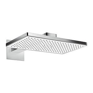 Hansgrohe Rainmaker Select 460 Kopfbrause 24013400 weiss-chrom, 1jet, EcoSmart 9 l/m, Brausearm 450mm