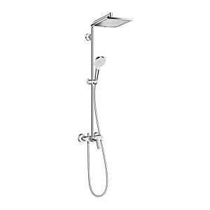 Hansgrohe Crometta E 240 Showerpipe   27284000 chrom, 1jet, 24 x 24 cm, mit Einhebelmischer