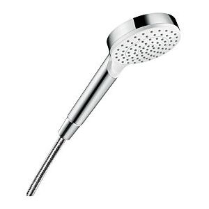 Hansgrohe Crometta 1jet Handbrause 26334400 weiss chrom, green 6 l, Brausekopf 100 mm