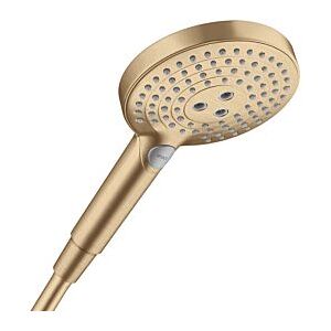 Hansgrohe Raindance Select S Handbrause 26531140 9 l/min, DN 15, 3jet, Brausekopf Ø 125 mm, brushed bronze