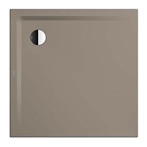 Kaldewei Superplan Duschwanne 385847983671 100x100x2,5cm, Träger flach, Perl-Effekt, warm grey60