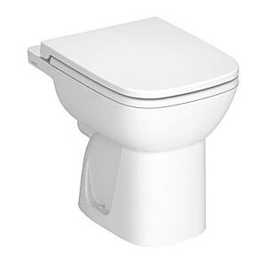 Vitra S20 Stand-Flachspül-WC 5516L003-0075 36x52,8cm, 3/6 Liter Spülvolumen, Abgang waagerecht, weiß