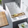 Duravit D-Code Rechteck-Badewanne, Einbau, 700096000000000,