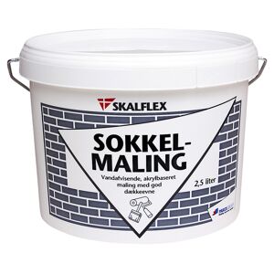 Skalflex Sokkelmaling Koksgrå - 2,5lt