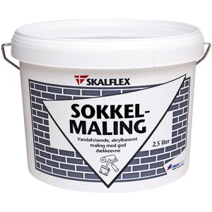 Skalflex Sokkelmaling Lys Grå - 2,5lt