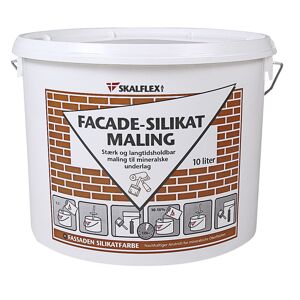 Skalflex Silikatmaling - Farve hvid 001 10lt