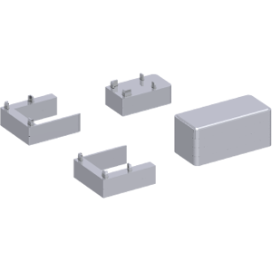 Scanbad MATCH Afstandsstykker (2x6 mm) dør/fast væg Match krom