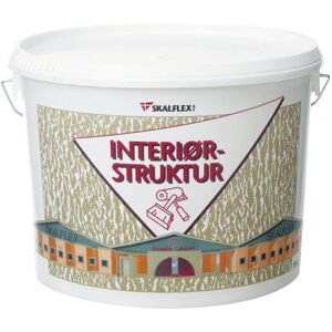 Skalflex Strukturmaling - Interiør Sand Råhvid 15kg