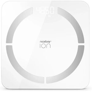 Niceboy ION Smart Scale - Bluetooth Kropsanalyse Badevægt - Hvid