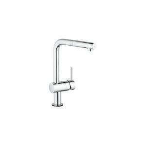 GROHE Minta Touch, Krom, Dørgreb, Enkelt, Keramisk, 4,6 cm, 360°