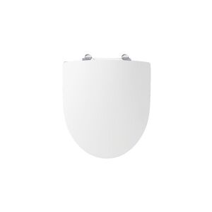 GEBERIT IFØ Ifö Spira hvid toiletsæde med krom sædebeslag med Quick Release eller fast montering