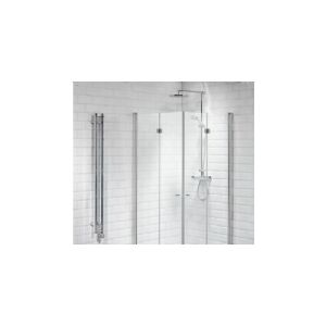 Foshan Ideal Co. Ltd. Vetro foldedør 69x200 - Justerbar Aluprofil, 6mm Hærdet Klart Glas, EasyClean