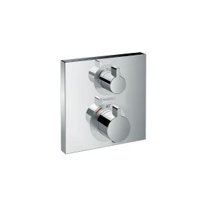 HansGrohe Ecostat Square termostatarmatur til indbygning med afspærring til 2 udtag - kombineres med iBox 01810180