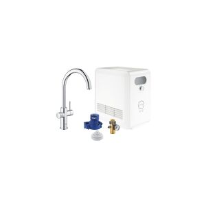 GROHE 31323002, Standard, Krom, Dørgreb, Enkelt, Type C, Keramisk