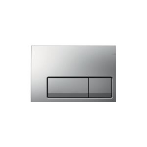 Geberit bejt.plade Delta50 - 246x164x26mm tryktaste mat krom