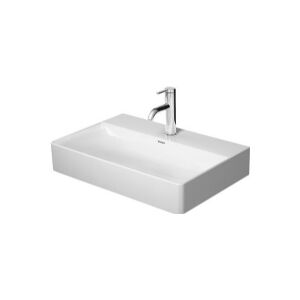 Duravit DuraSquare vask - 60x40cm kompakt m/hh midt u/overløb