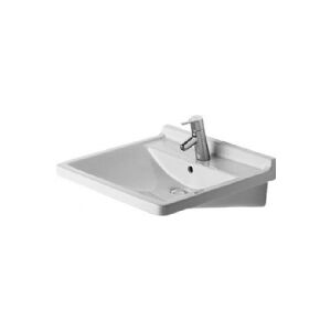 Duravit 0309600000, Top-monteret vask, Keramisk, Hvid, 600 mm