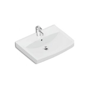 GEBERIT IFØ Ifö Spira håndvask 57x43,5 cm med lige forkant, overløb og hanehul - til montering med bolte eller standard bæringer