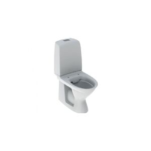 GEBERIT Ifö Spira Rimfree toilet med lukket S-lås, Sensor batteridrift.