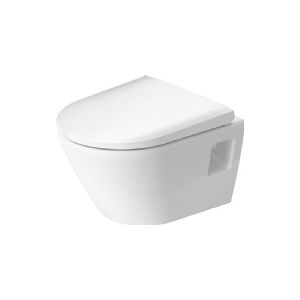 Duravit D-Neo hængeskål/sæde - 370x400x480mm t/indb.cist, åben skylle-rand, skult mont.