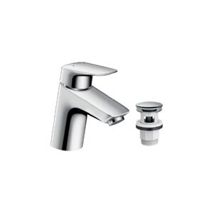 HANSGROHE HG Logis 70 HV-armatur - m/push-open krom ventil. Vandforbrug 5 l/min. HG nr. 71077