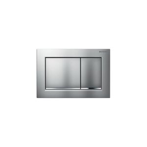 Geberit flush plate Geberit Omega30 flush plate, front, matt chrome, easy-to-clean [1/10]