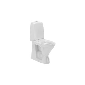 GEBERIT IFØ Ifö Spira gulvstående toilet med lukket S-lås - helt uden skyllekant - 4/2 liter skyllevolume. Høj model.