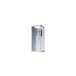 Orans Co., Ltd. Luxor Brusekabine 90cm - Brusekabine overdel 90 cm med Sliding Door, Hvid.