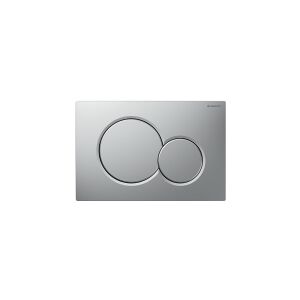 Geberit flush plate Geberit Sigma01 flush plate, front, matt chrome, easy-to-clean [1/10]