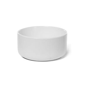 BLUE LABEL Keramisk bowl håndvask uden hanehul og overløb - 22x22x13 cm - mat hvid