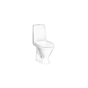 Gustavsberg Skandic 1410HF gulvstående toilet med P-lås - inklusiv Soft Close toiletsæde