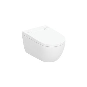 Geberit AquaClean Alba douchetoilet væghængt: WC-skål: hvid / KeraTect, Designafdækning: hvid