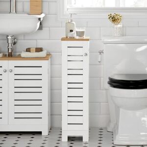 SoBuy Toiletpapirholder Toiletrulleholder BZR85-W Toilet paper holder