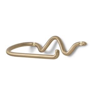 Ferm Living Curvature Toilet Paper Holder 15x4,6 cm - Brass