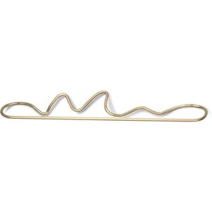 Ferm Living Curvature Towel Hanger B: 65,9 cm - Brass