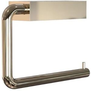 FROST QUADRA Toiletrulleholder 3 10x14,5cm - Poleret Guld