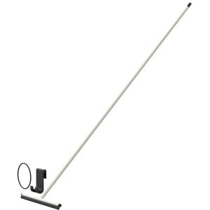 FROST NOVA2 Bruseskraber Lang m. holder B: 26cm - Mat Hvid