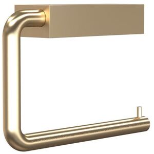 FROST QUADRA Toiletrulleholder 3 10x14,5cm - Børstet Guld