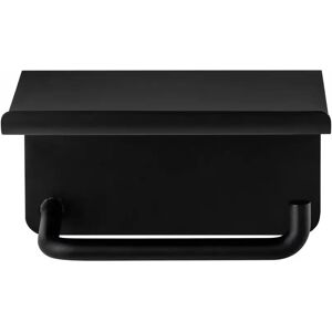 Blomus Modo Toilet Roll Holder With Shelf 9,5x13,5 cm - Black