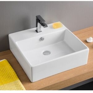 Lavabo Boxo 1010 Slim Håndvask, 50x48 Cm, Hvid