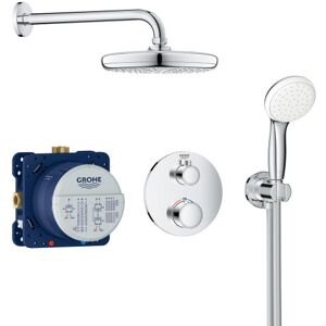 Grohe Grohtherm Tempesta 210 Brusesæt, Krom