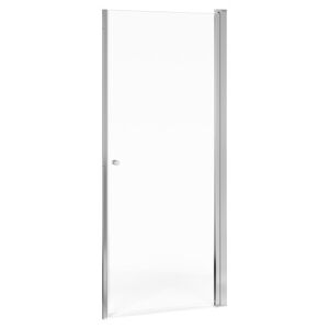 Gustavsberg Square Brusedør, Niche, 99,6 Cm, Klart Glas, Krom Profil