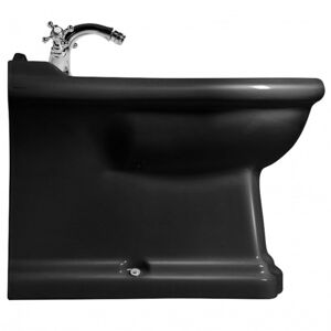 Lavabo Retro Gulvstående Bidet Blank Sort